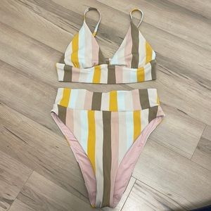 Aerie High waisted Bikini set - LARGE
